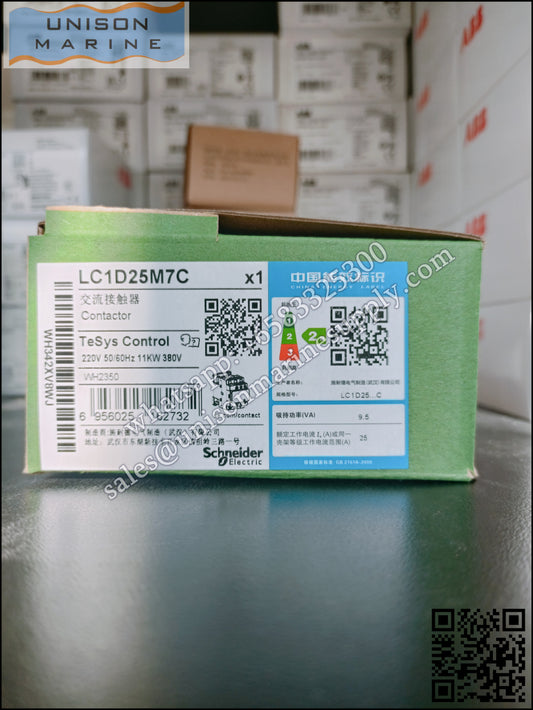 Schneider TeSys Deca Contactors : LC1D25M7C