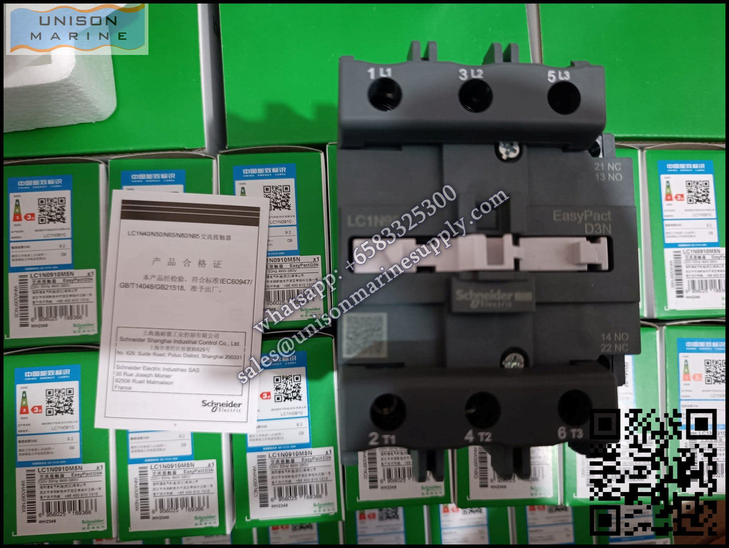 Schneider TeSys Deca Contactors : LC1N95M5N