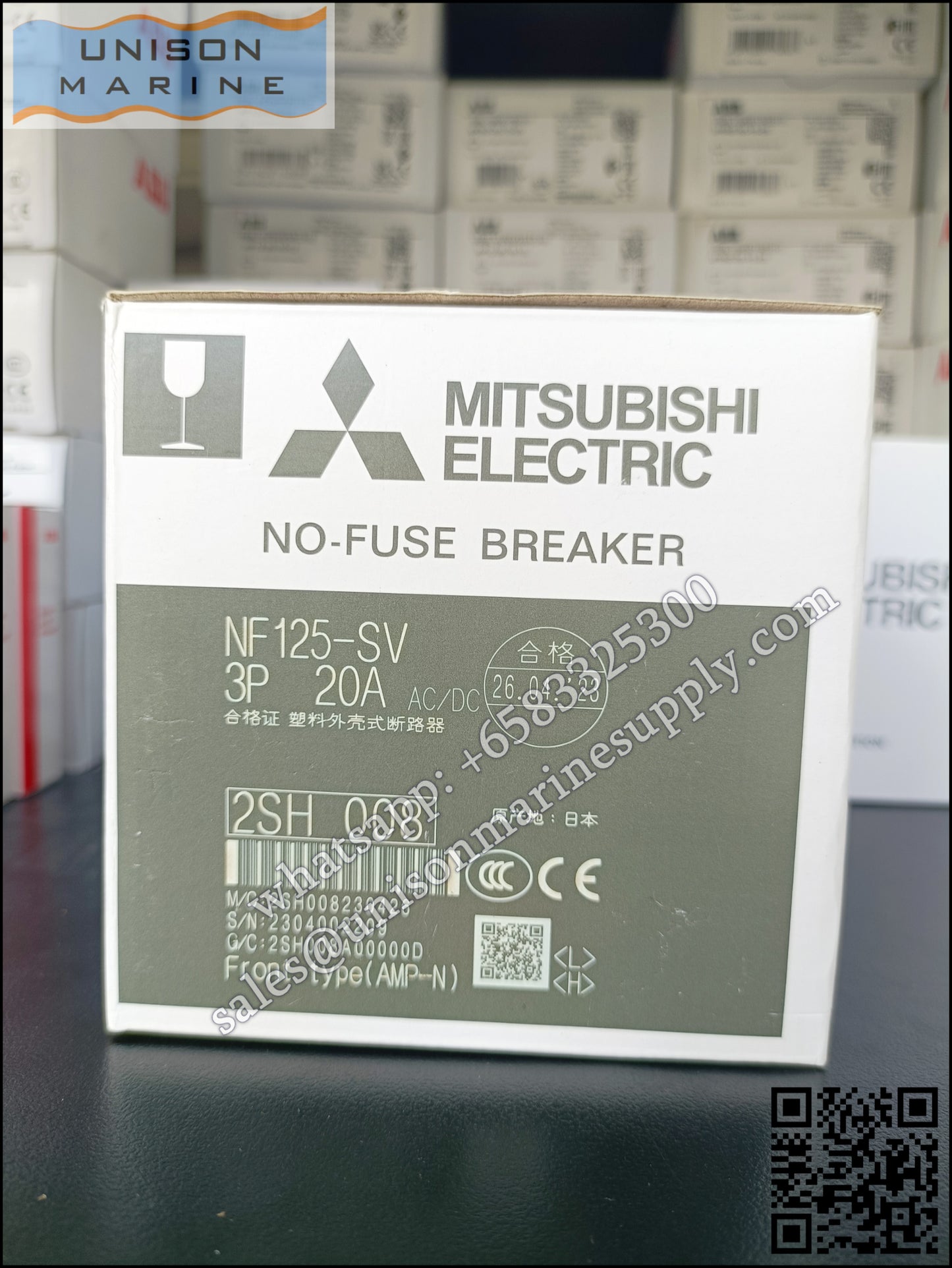 MITSUBISHI Low-voltage Circuit Breakers: NF125-SV 3P 20A