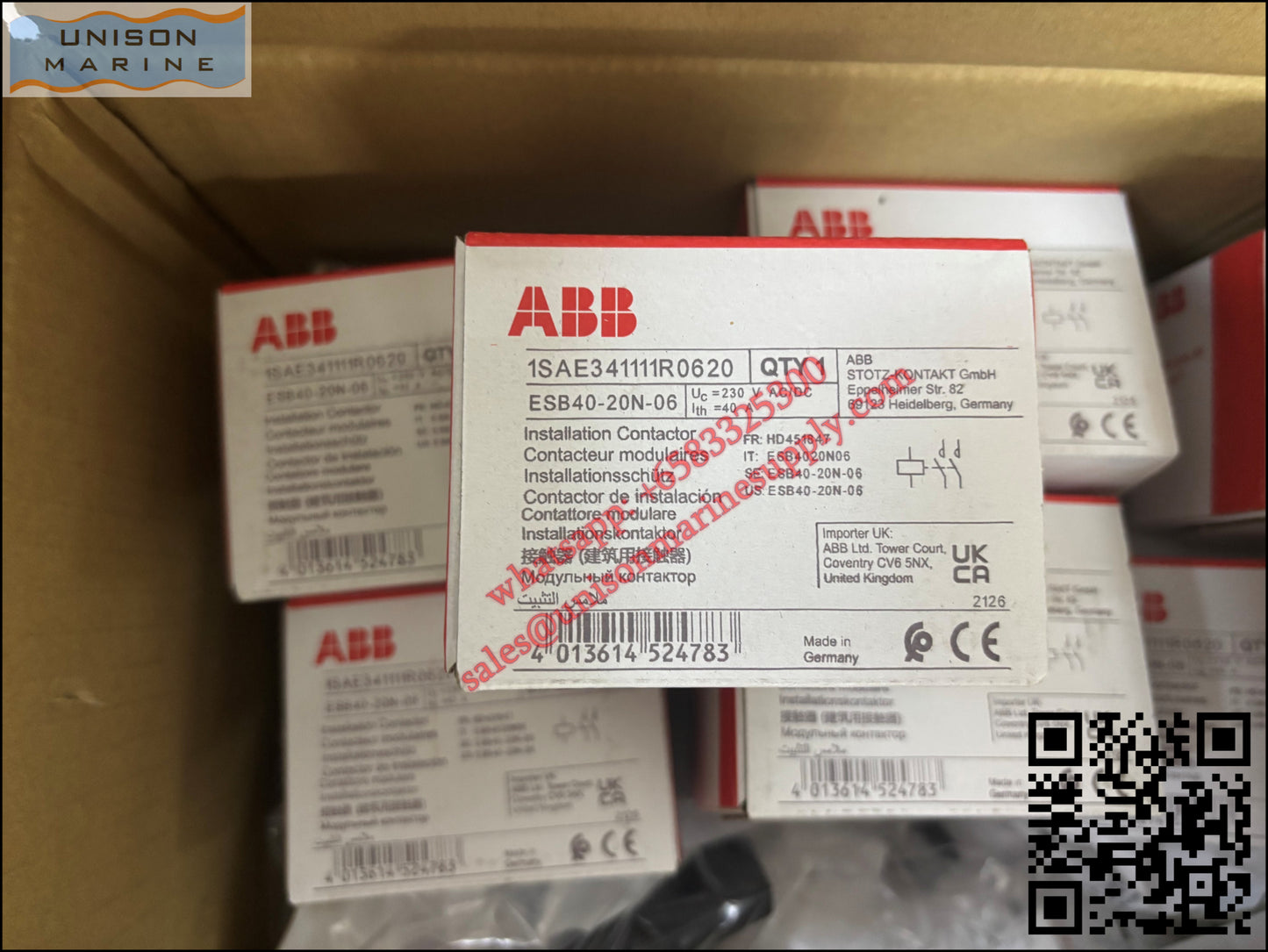 ABB Installation contactors ESB Series:ESB40-20N-06,1SAE341111R0620