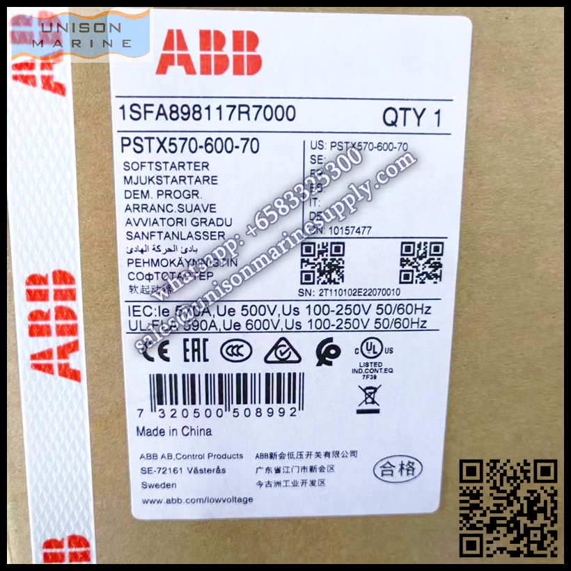 ABB Softstarter PSTX570-600-70, 1SFA898117R7000