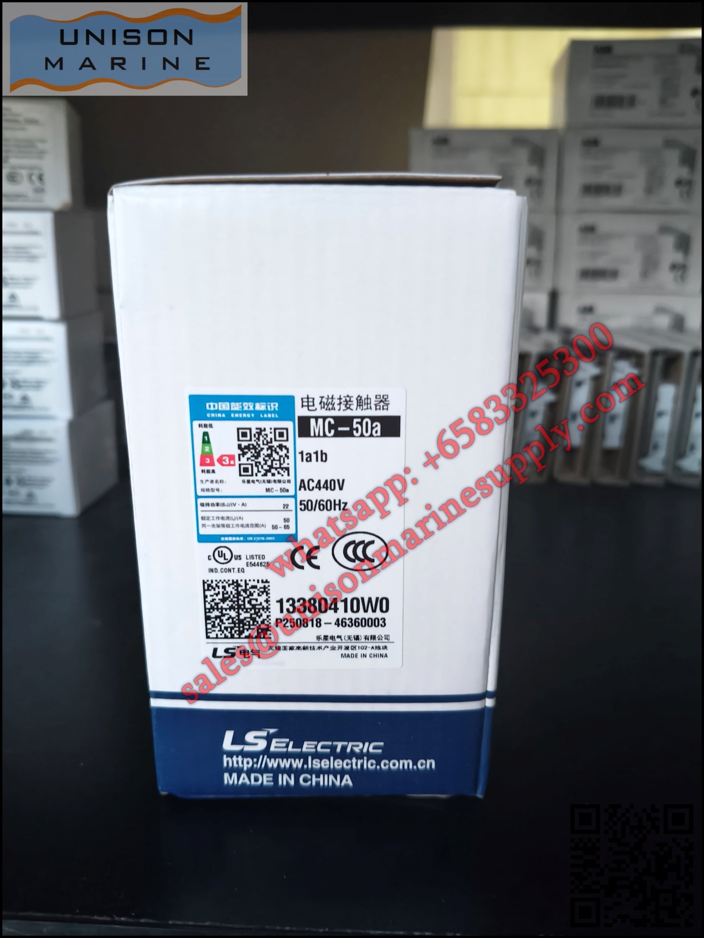 LS ELECTRIC - Contactor MC-50A 440VAC 1A1B