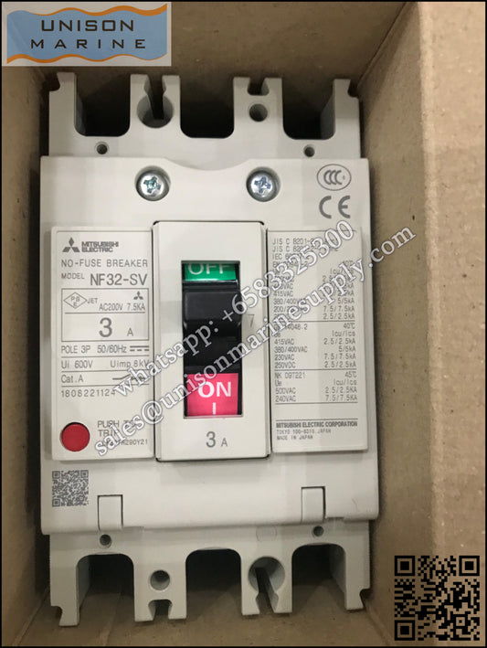 MITSUBISHI Low-voltage Circuit Breakers: NF32-SV 3P 3A
