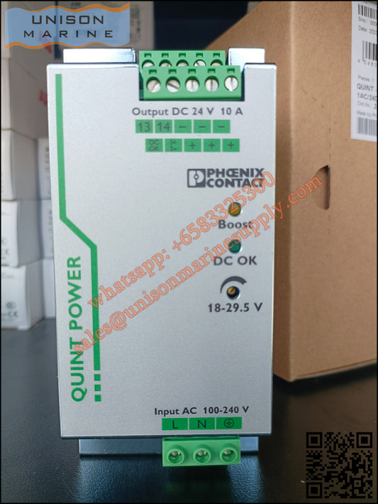 Phoenix Contact DIN Rail Power Supply：QUINT-PS/1AC/24DC/10,2866763