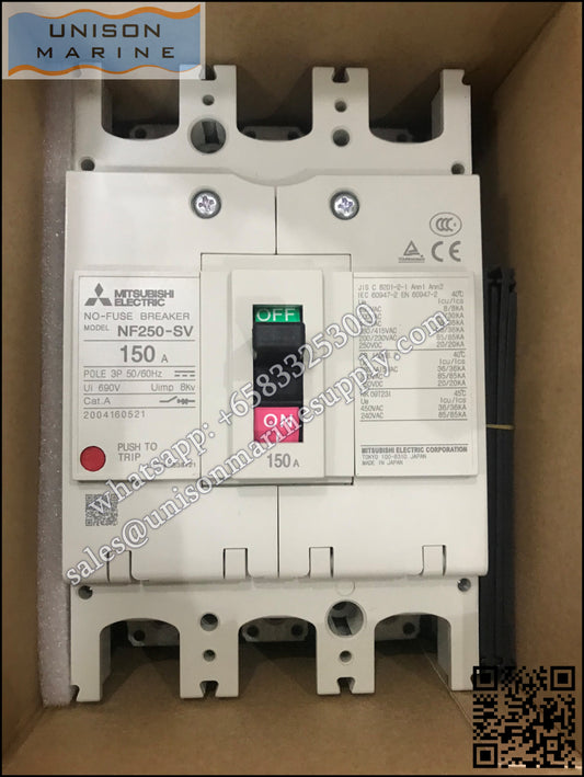 MITSUBISHI Low-voltage Circuit Breakers: NF250-SV 3P 150A