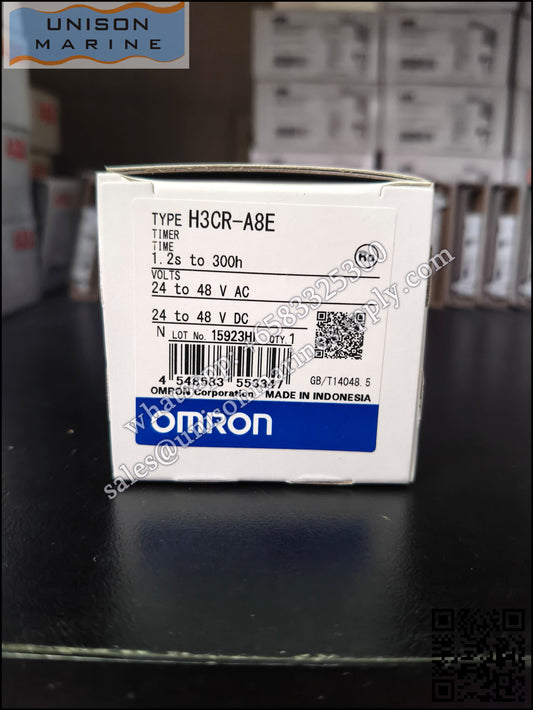 Omron Solid-state Timer: H3CR-A8E, 1.2s to 300h/24 to 48VAC/DC
