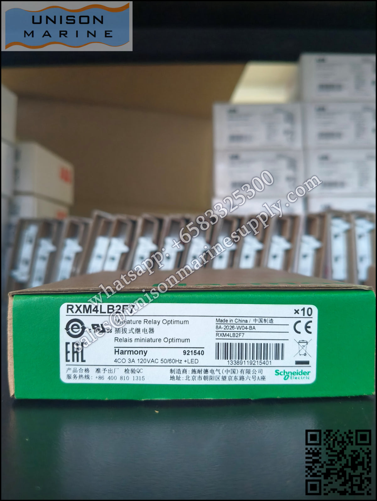 Schneider Harmony Timer Relays: RXM4LB2F7, 4C/O 120Vac