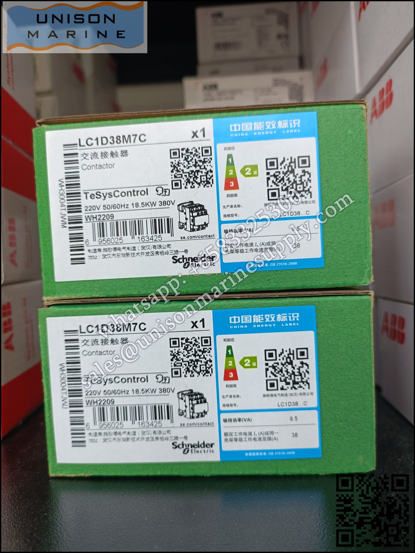Schneider TeSys Deca Contactors : LC1D38M7C