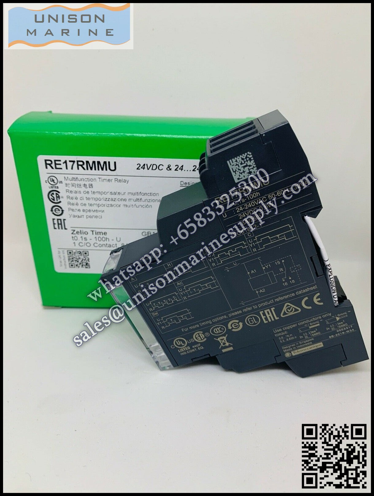 Schneider Harmony Timer Relays: RE17RMMU, 1 s..100 h - 24..240V
