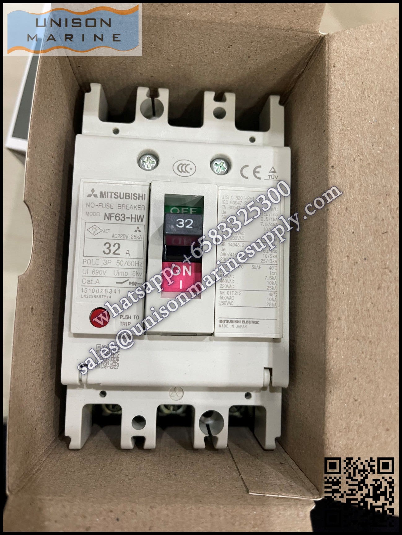 MITSUBISHI Low-voltage Circuit Breakers: NF63-HW 3P 32A