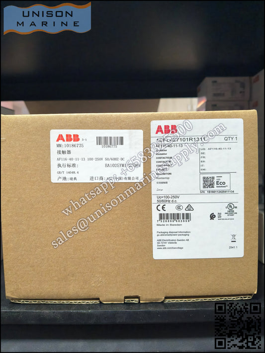 ABB Magnetic Contactors AF Series : AF116-40-11-13 (1SFL427101R1311)