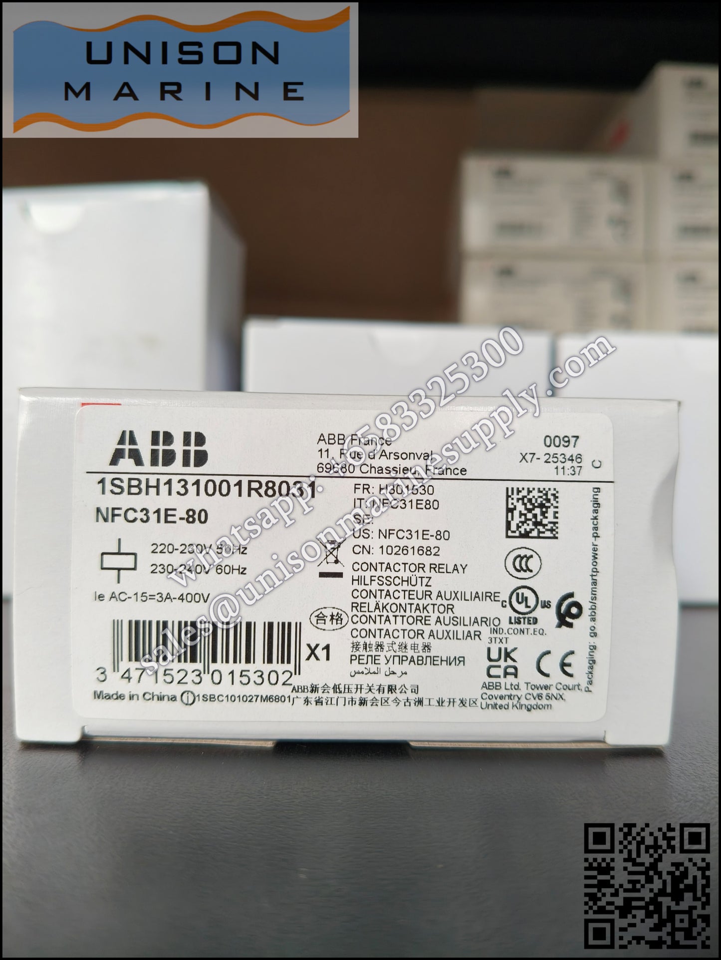 ABB Magnetic Contactors Relay : NFC31E-80