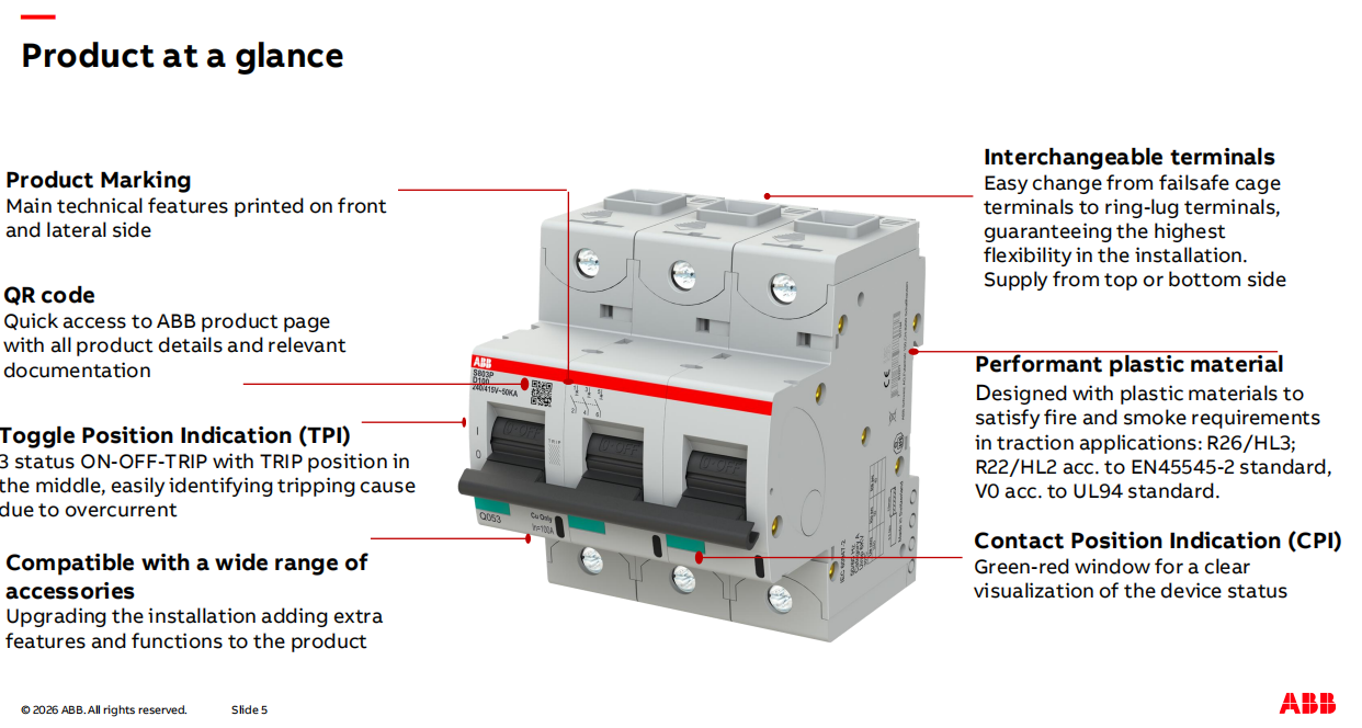 ABB High Performance MCB: S803HV-K16, 2CCF019037R0001