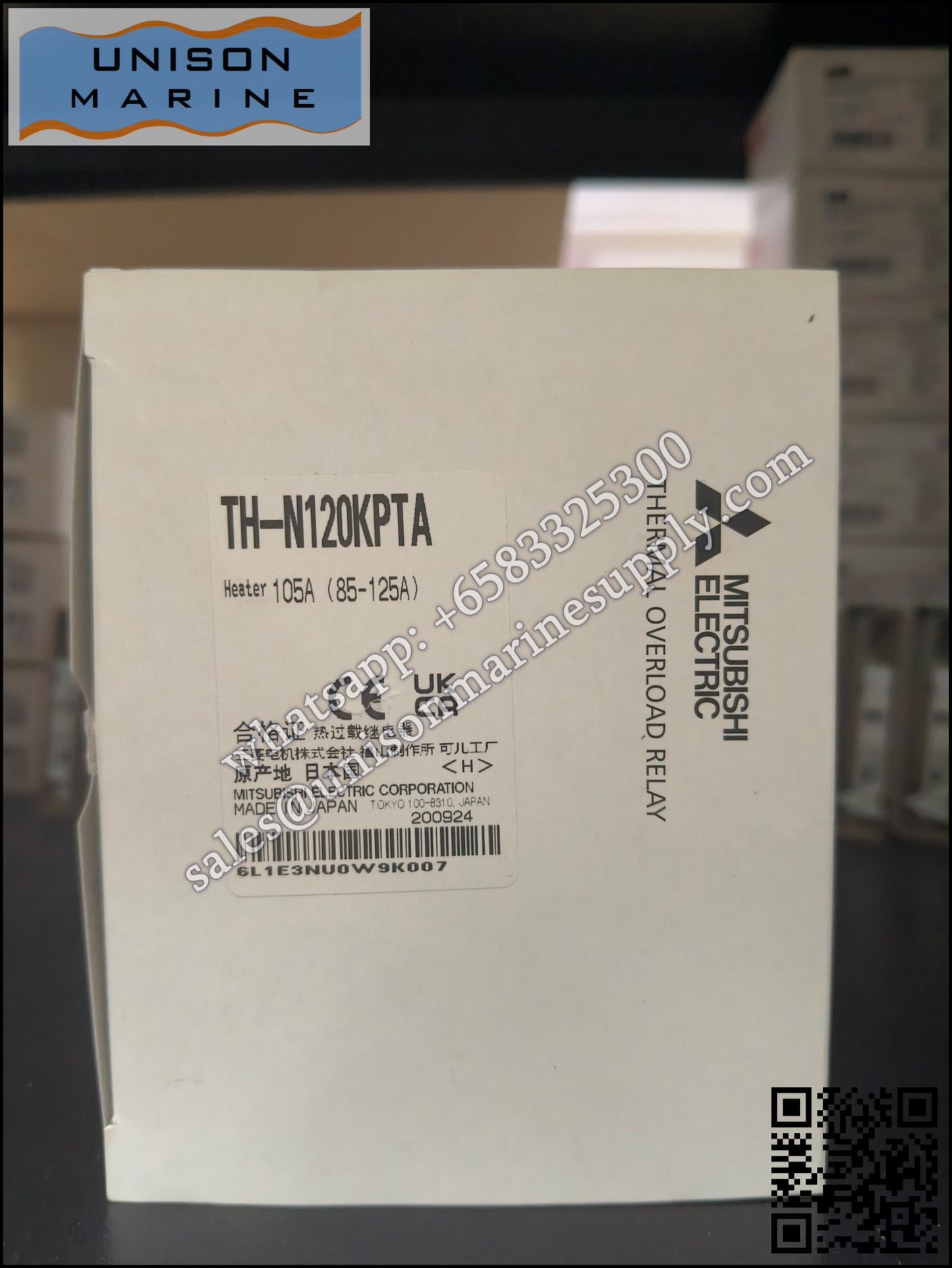 MITSUBISHI Thermal overload relay: TH-N120KPTA 125A (85-125A)