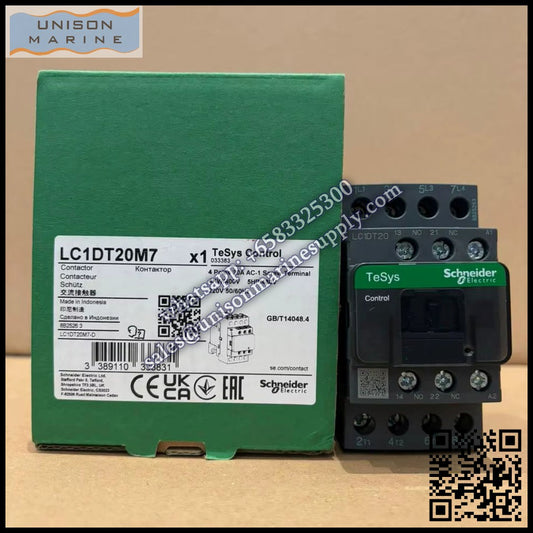 Schneider TeSys Deca Contactors: LC1DT20M7,20 A - 220VAC 50/60Hz coil