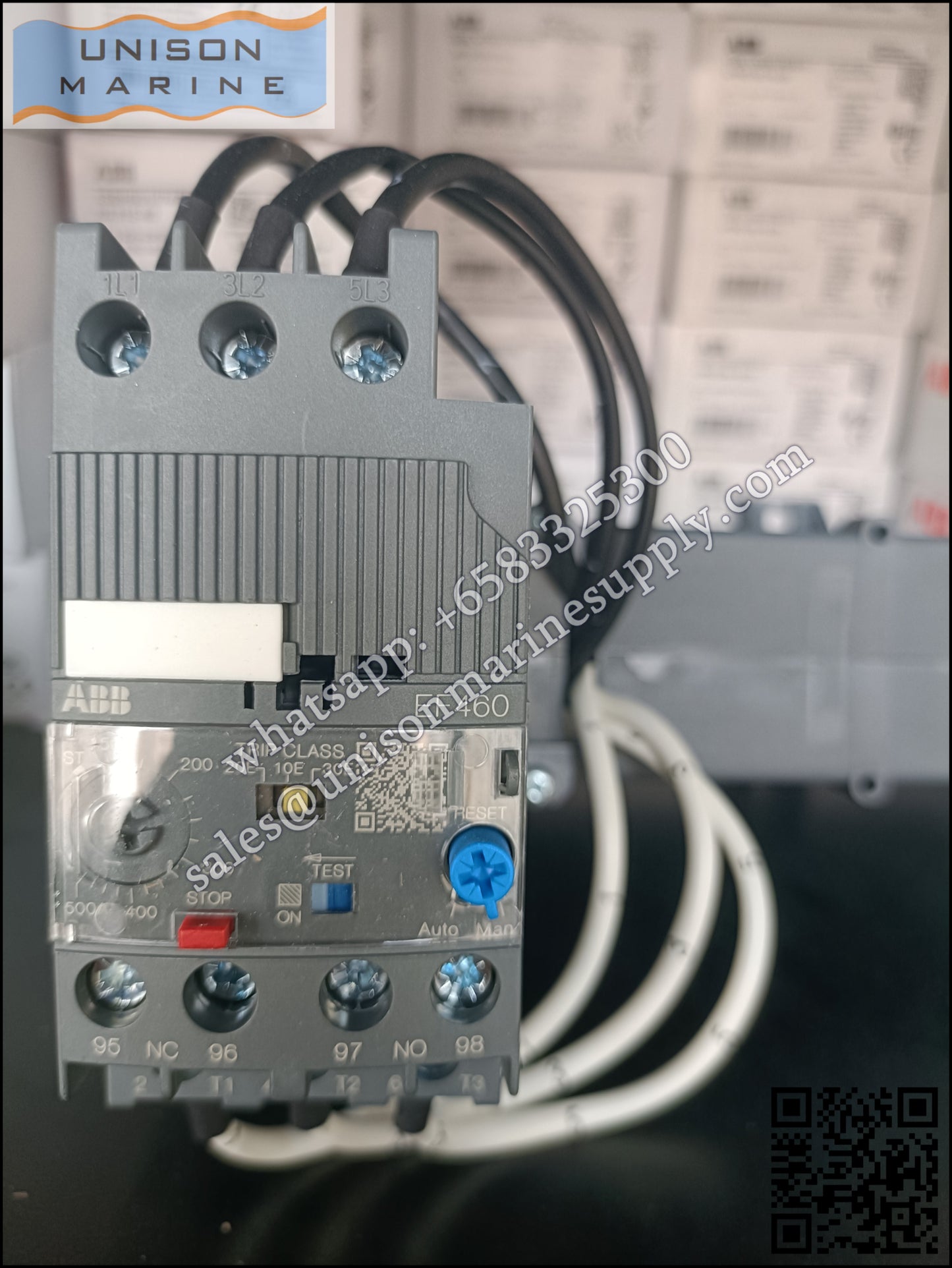 ABB electronic overload relays:EF460-500（150...500A）,1SAX721001R1101
