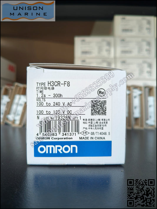 Omron Solid-state Timer: H3CR-F8, 1.2s to 300h/100 to 240VAC/DC