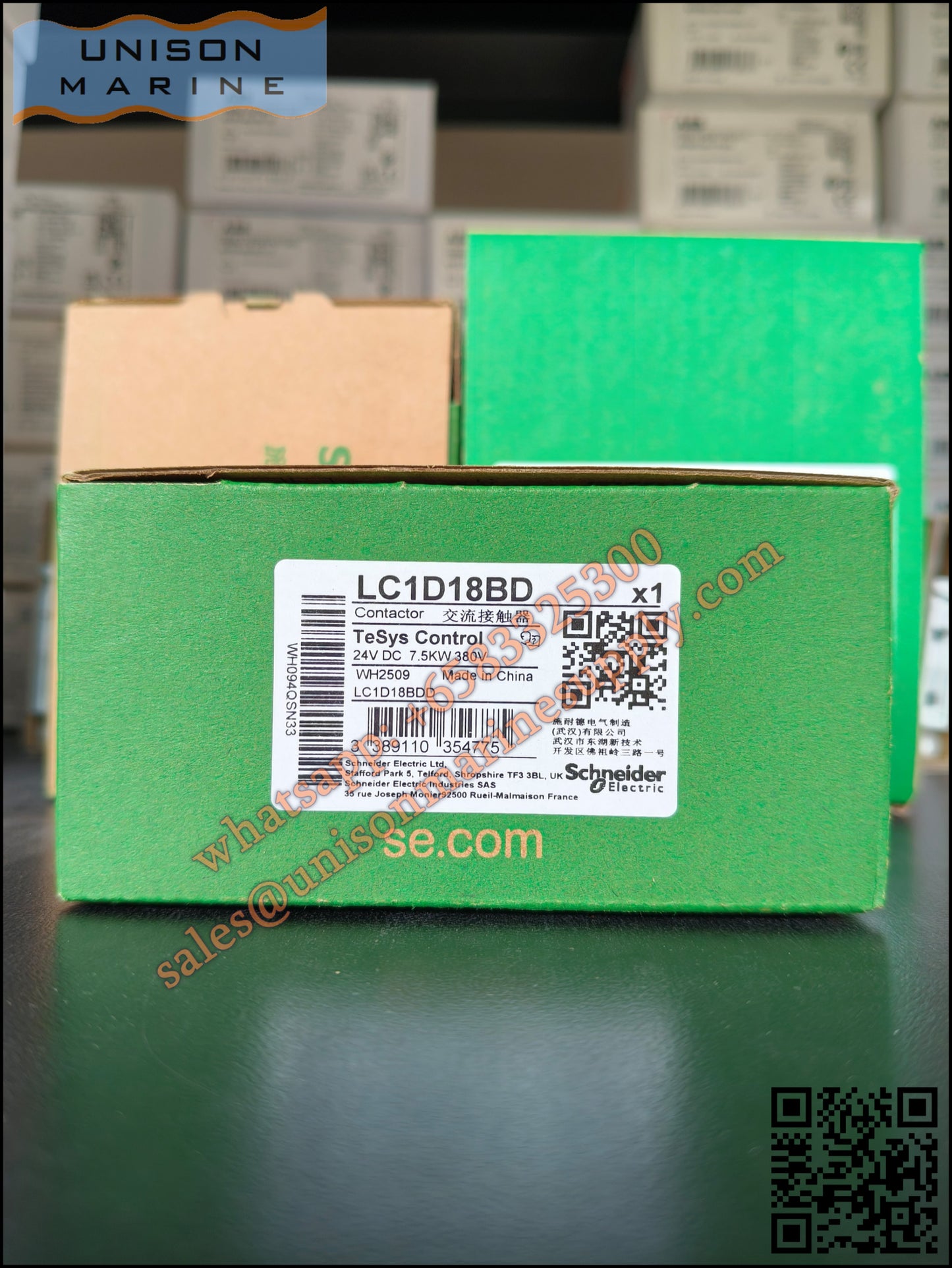 Schneider TeSys Deca Contactors : LC1D18BD