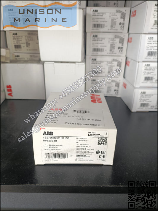 ABB Magnetic Contactors Relay : ABB Magnetic Contactors Relay :  NFZ53E-21 24-60V50/60HZ 20-60VDC , 1SBH136001R2153
