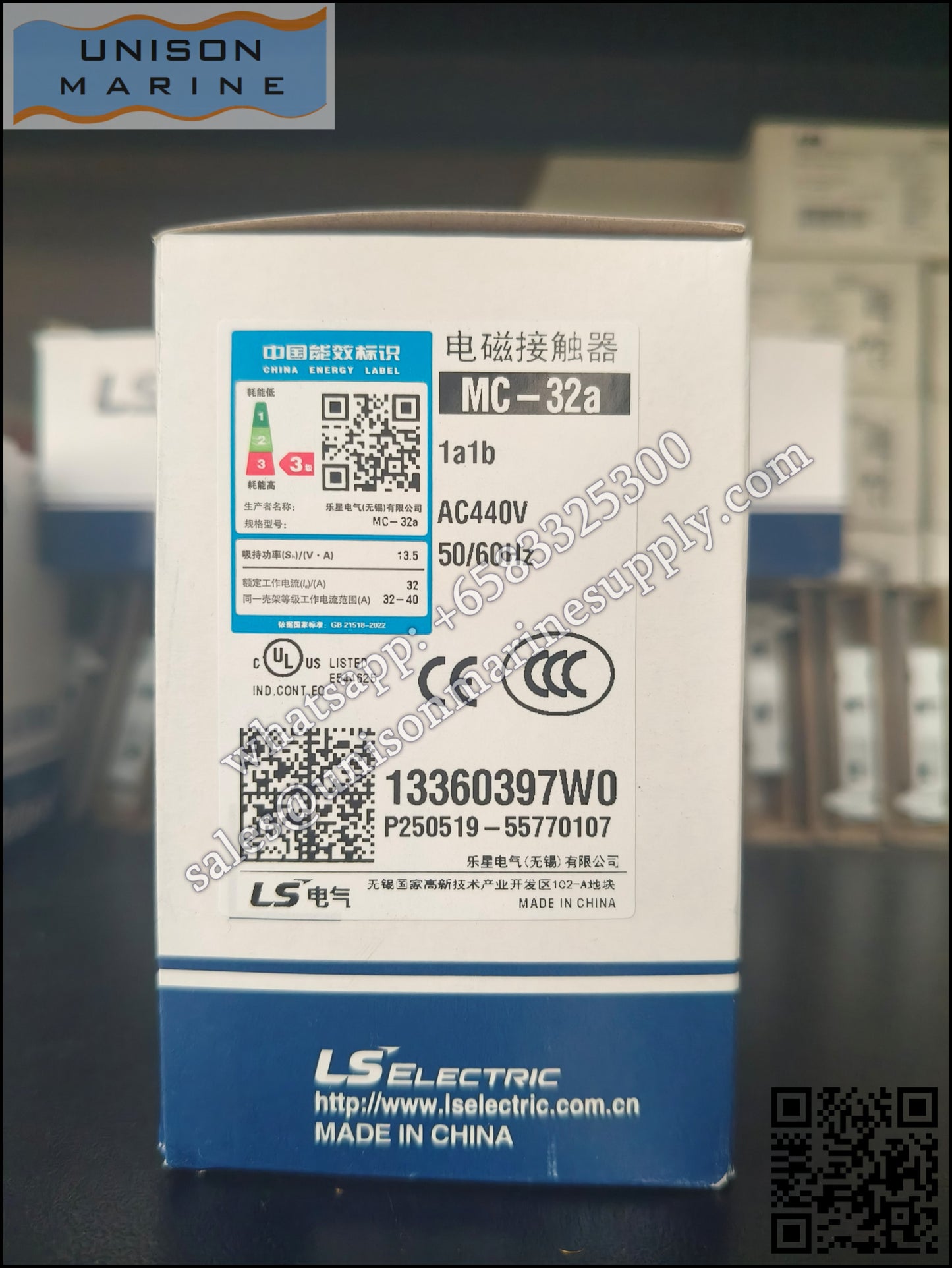 LS ELECTRIC - Contactor MC-32A 440VAC 1A1B