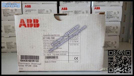 ABB electronic overload relays:EF146-150（54...150A）,1SAX351001R1101