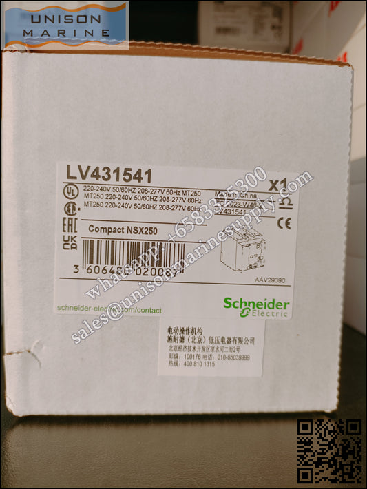 Schneider Electric circuit breaker：Motor-mechanism - MT250 SDE adaptor - 208..277V 60Hz / 220..240V 50/60Hz,LV431541