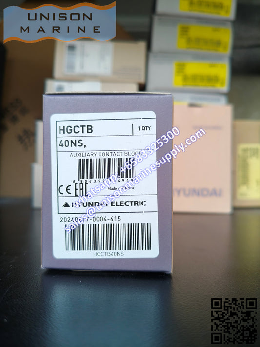Hyundai Marine Magnetic Contactors Accessories - Auxiliary Contact Block HGCTB 40NS