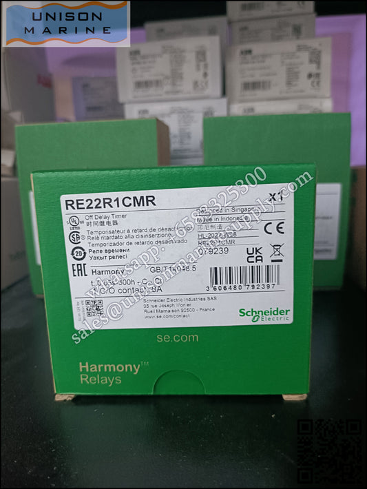 Schneider Harmony Timer Relays: RE22R1CMR, 0.05s..300h - 24..240VAC/DC