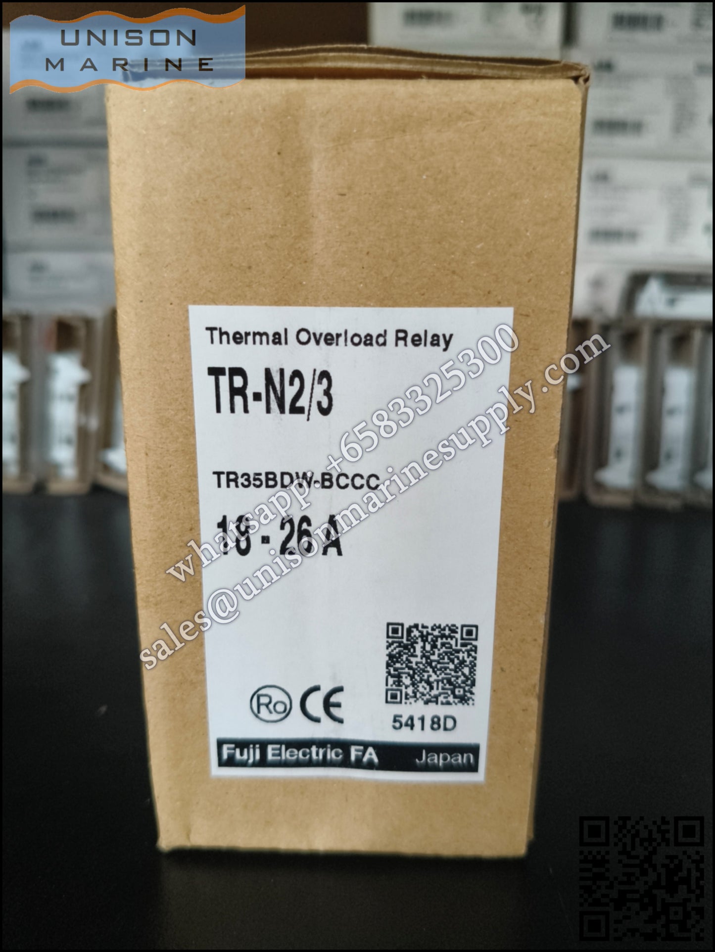 FUJI Thermal Overload Relay: TR-N2/3, Setting 18-26A