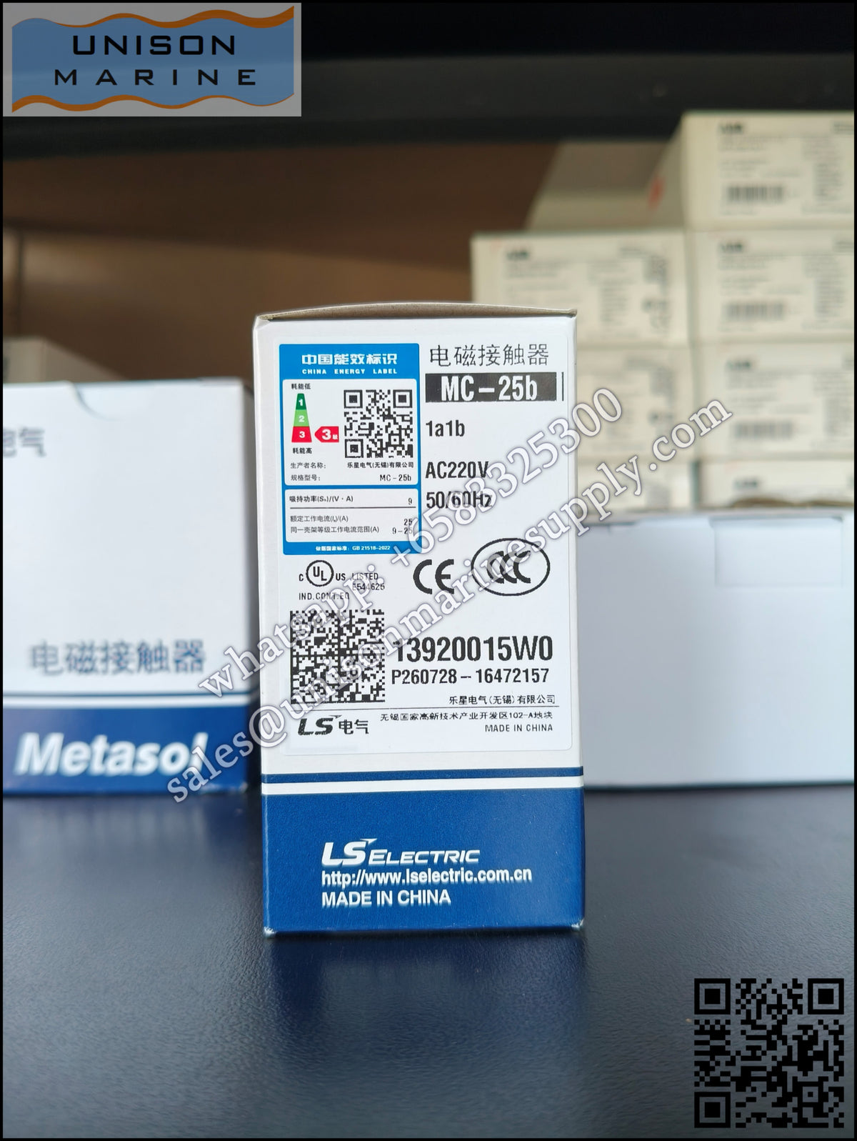 LS ELECTRIC - Contactor MC-25b 220VAC 1A1B