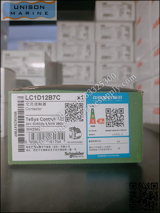 Schneider TeSys Deca Contactors : LC1D12B7C