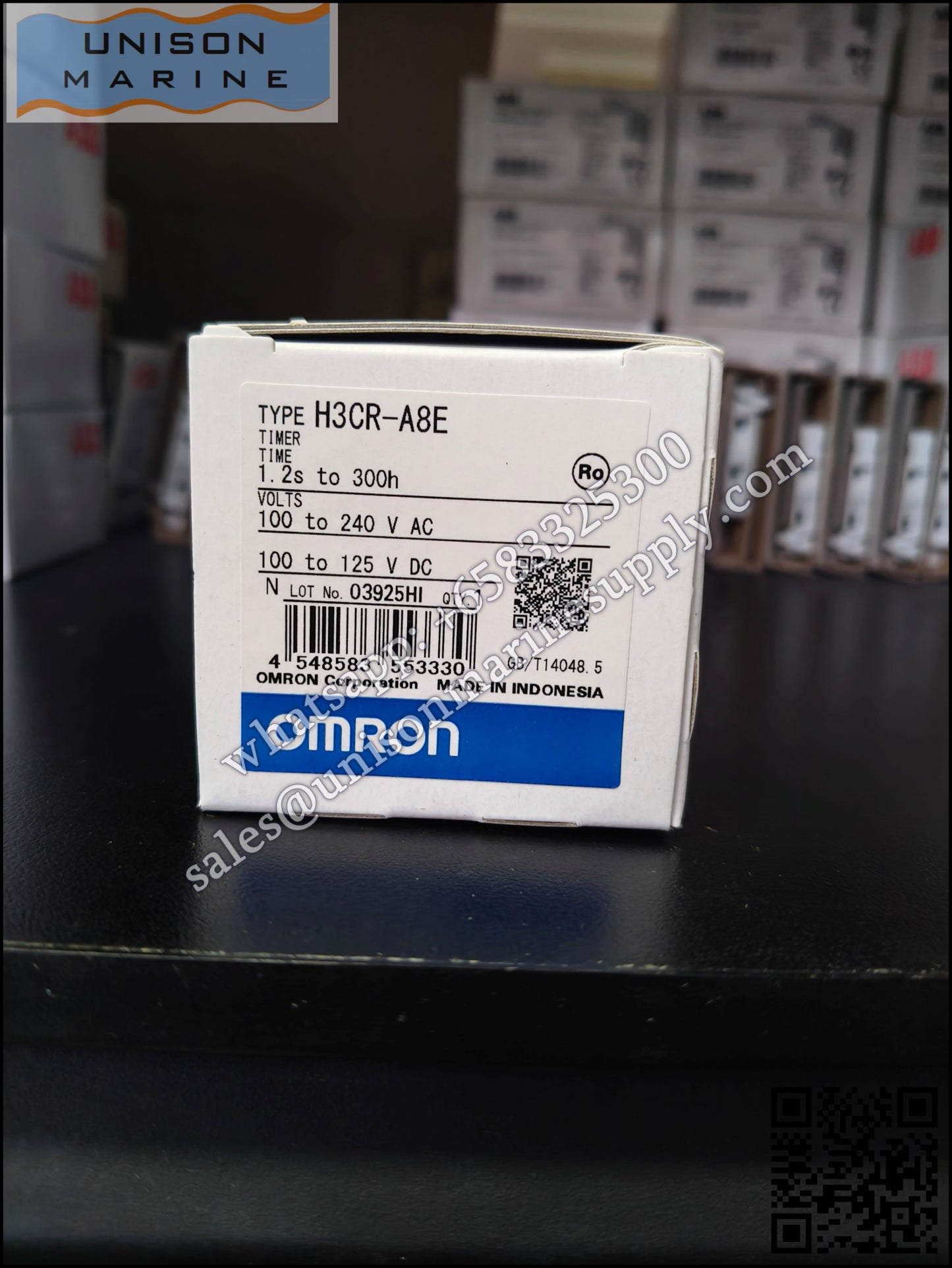 Omron Solid-state Timer: H3CR-A8E, 1.2s to 300h/100 to 240VAC