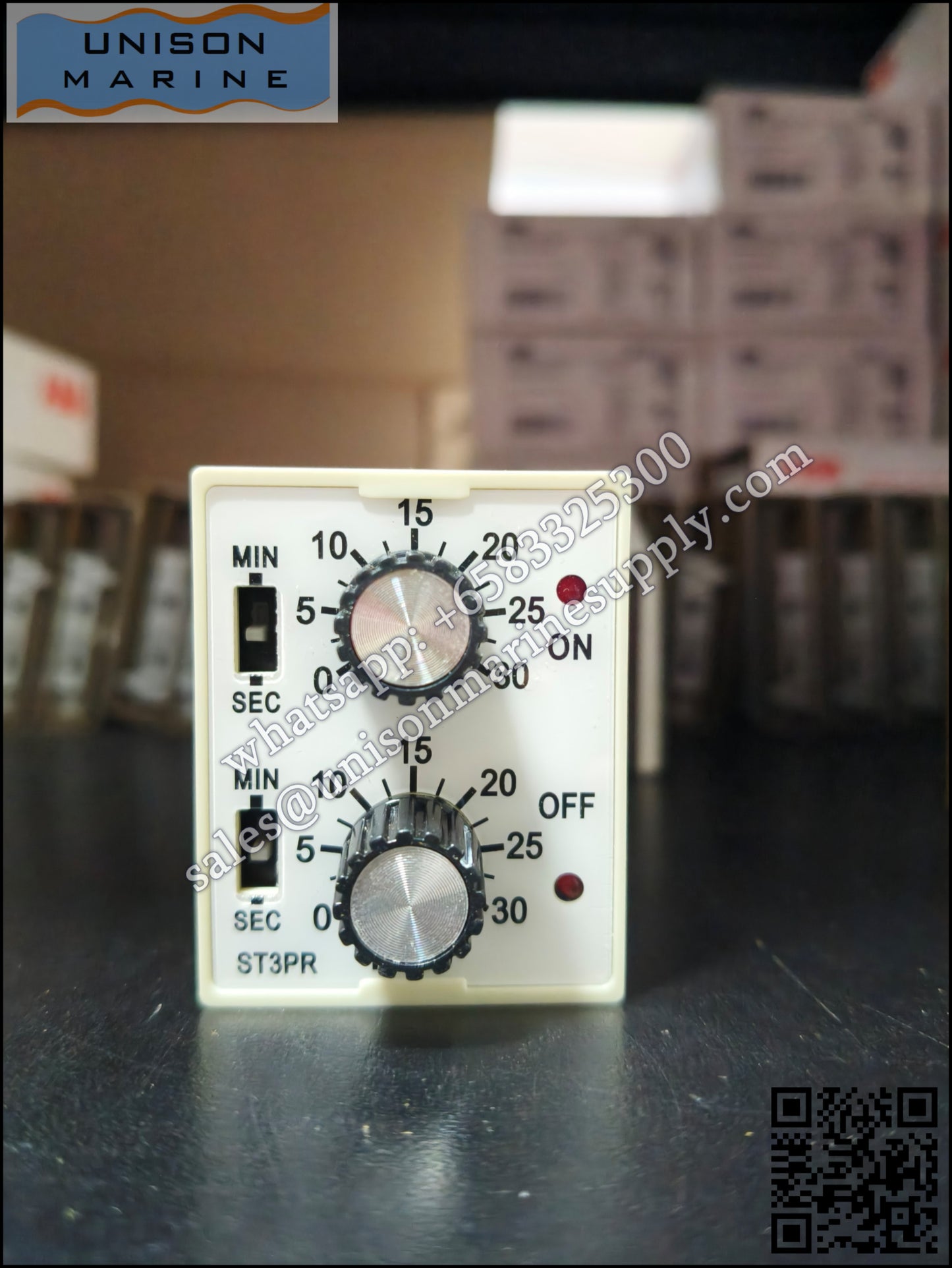 MinD Electric DIN Rail Timer Relay: ST3PR 100-110V/200-220V