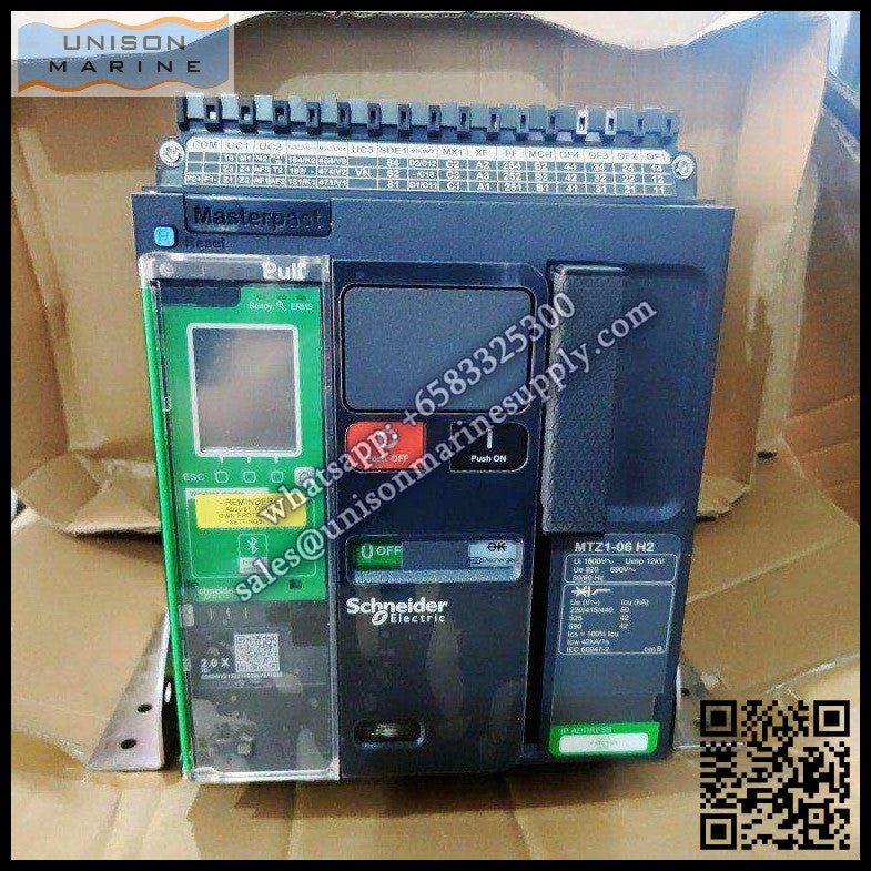 Schneider MasterPact circuit breakers: MTZ1-06 H2, 600A 3P drawout