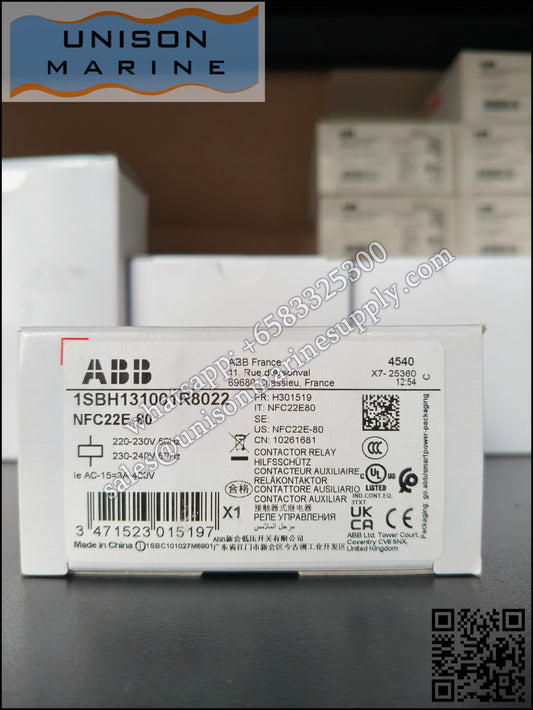 ABB Magnetic Contactors Relay : NFC22E-80