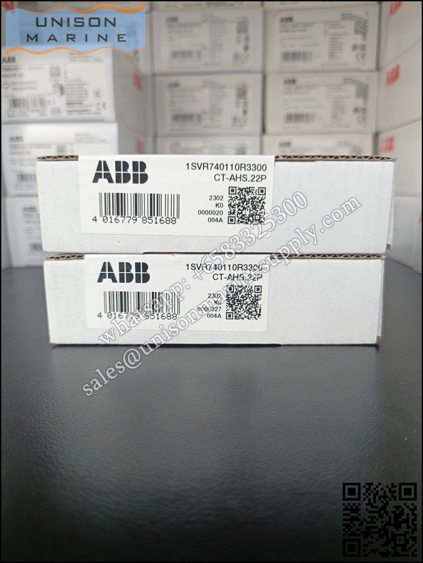 ABB Marine Time Relay CT-AHS.22P,2c/o,24-48VDC,24-240VAC