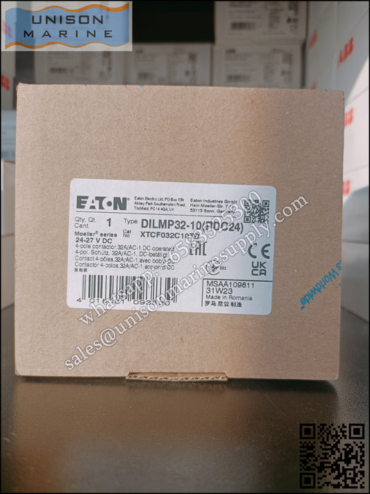 Eaton DILM Contactor, DILM32-10（RDC24） 24-27VDC Coil  3-Pole