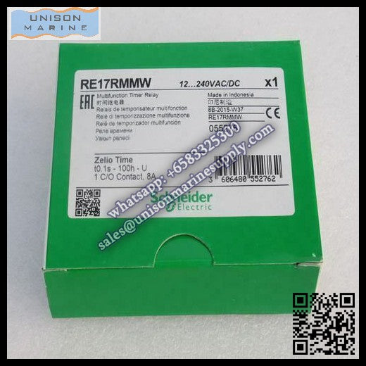 Schneider Harmony Timer Relays: RE17RMMW, 1 s..100 h - 24..240V