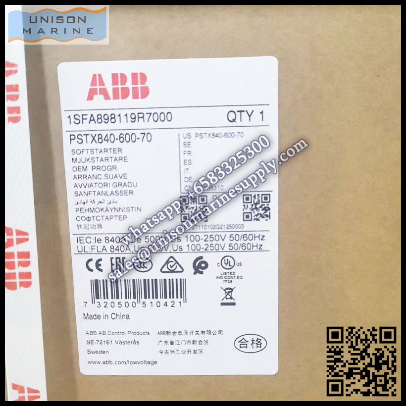 ABB Softstarter PSTX840-600-70,1SFA898119R7000