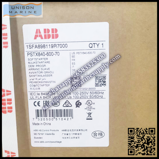 ABB Softstarter PSTX840-600-70,1SFA898119R7000