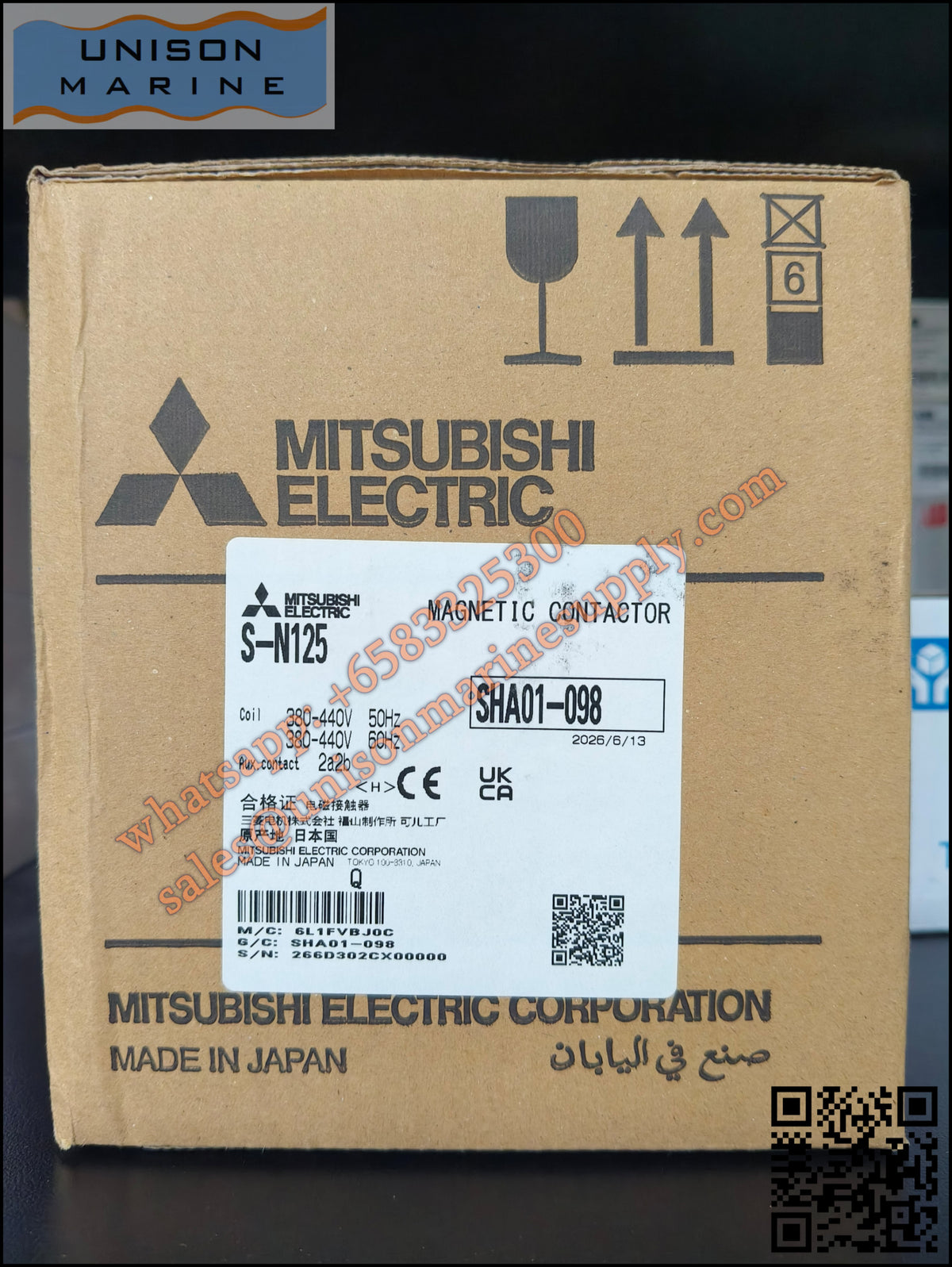 MITSUBISHI Magnetic Contactors: S-N125,2NO+2NC AC380-440V