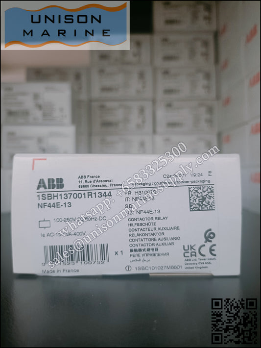 ABB Magnetic Contactors Relay : NF44E-13 100-250V50/60HZ-DC, 1SBH137001R1344