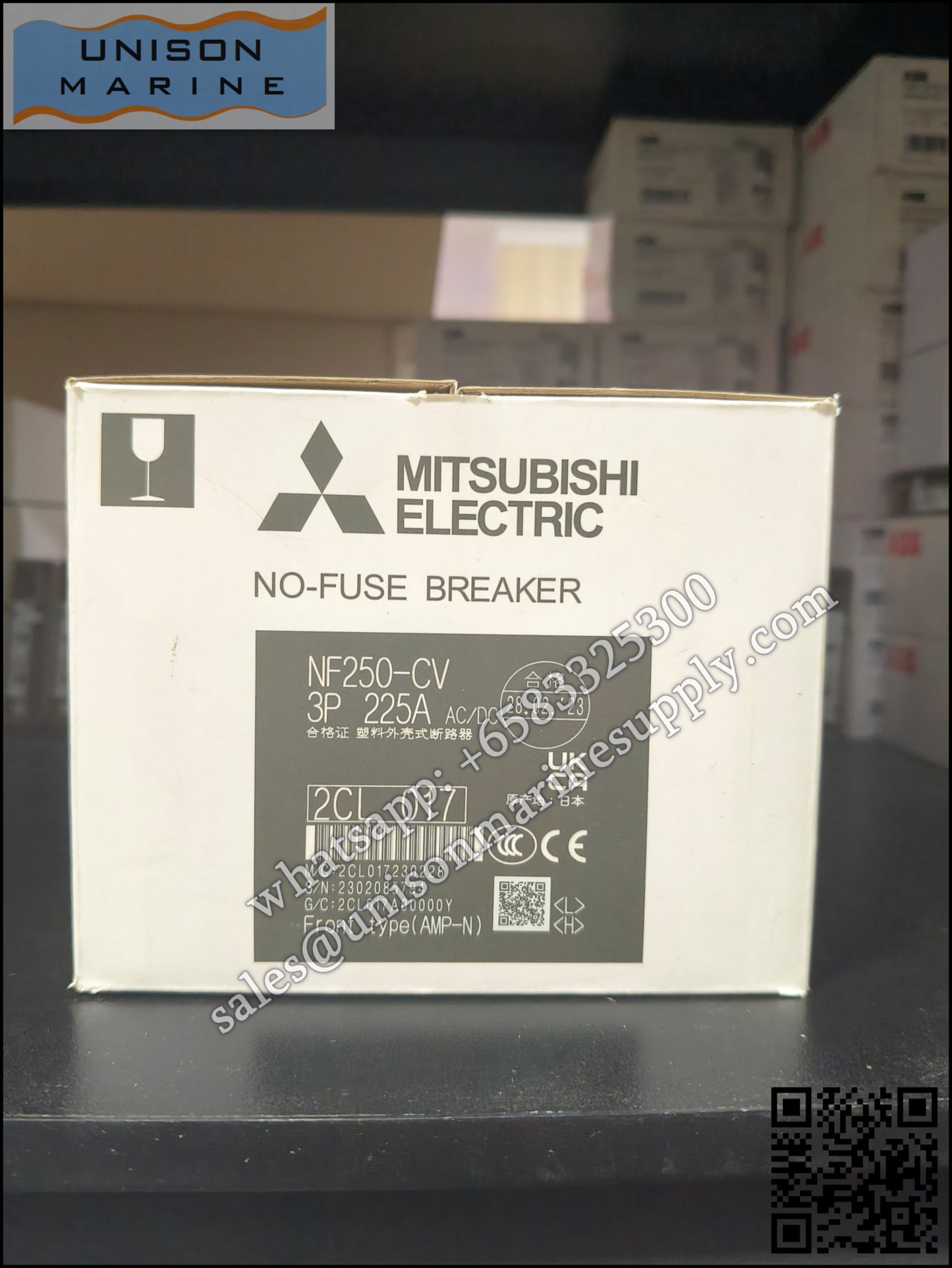 MITSUBISHI Low-voltage Circuit Breakers: NF250-CV 3P 225A