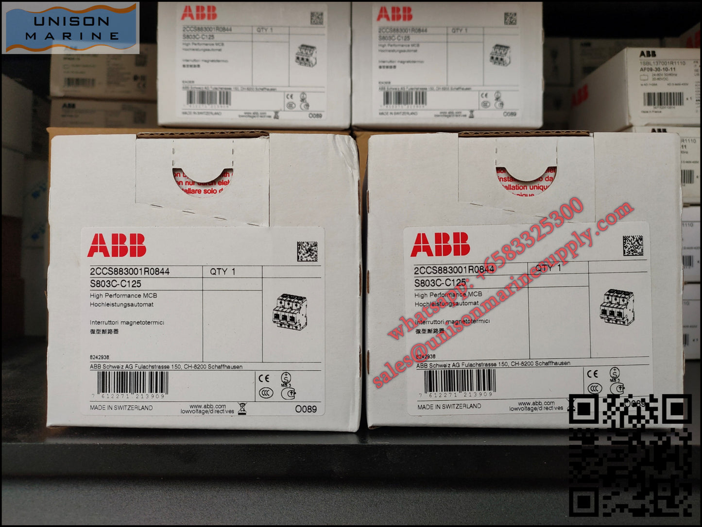ABB High Performance MCB: S803C-C125, 2CCS883001R0844