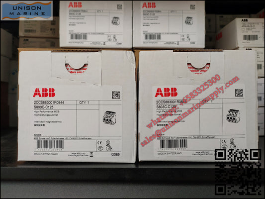 ABB High Performance MCB: S803C-C125, 2CCS883001R0844