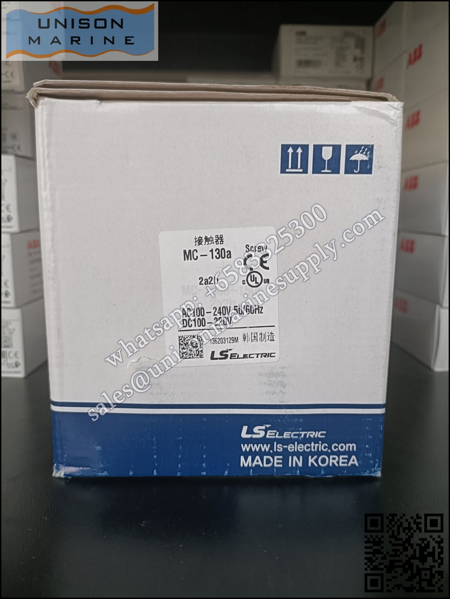 LS ELECTRIC - Contactor MC-130A 100-240VAC 2A2B