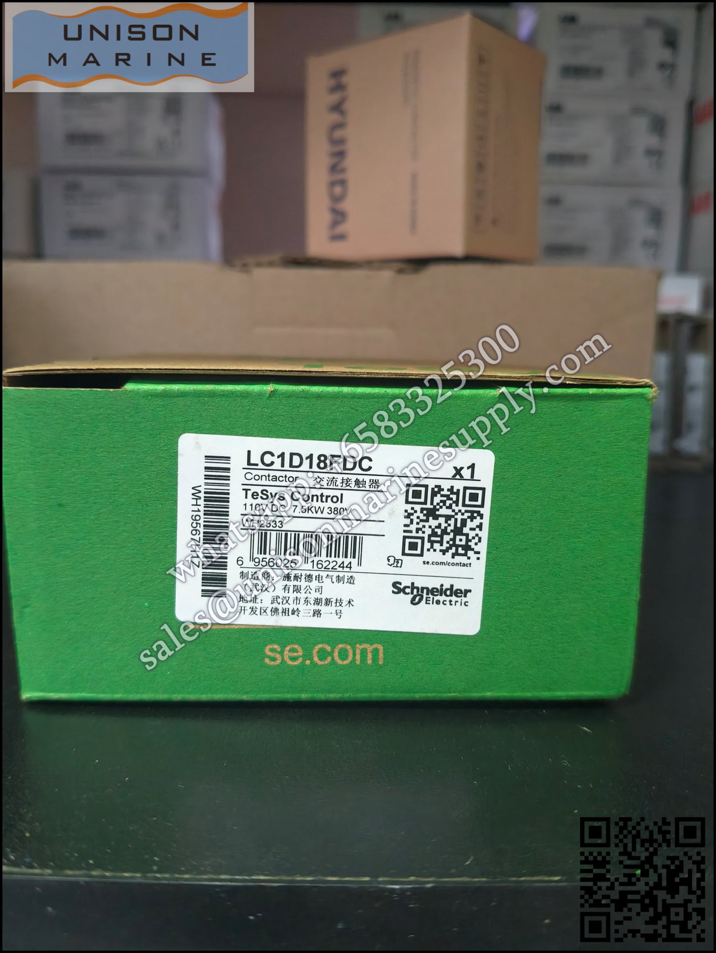Schneider TeSys Deca Contactors : LC1D18FD7C