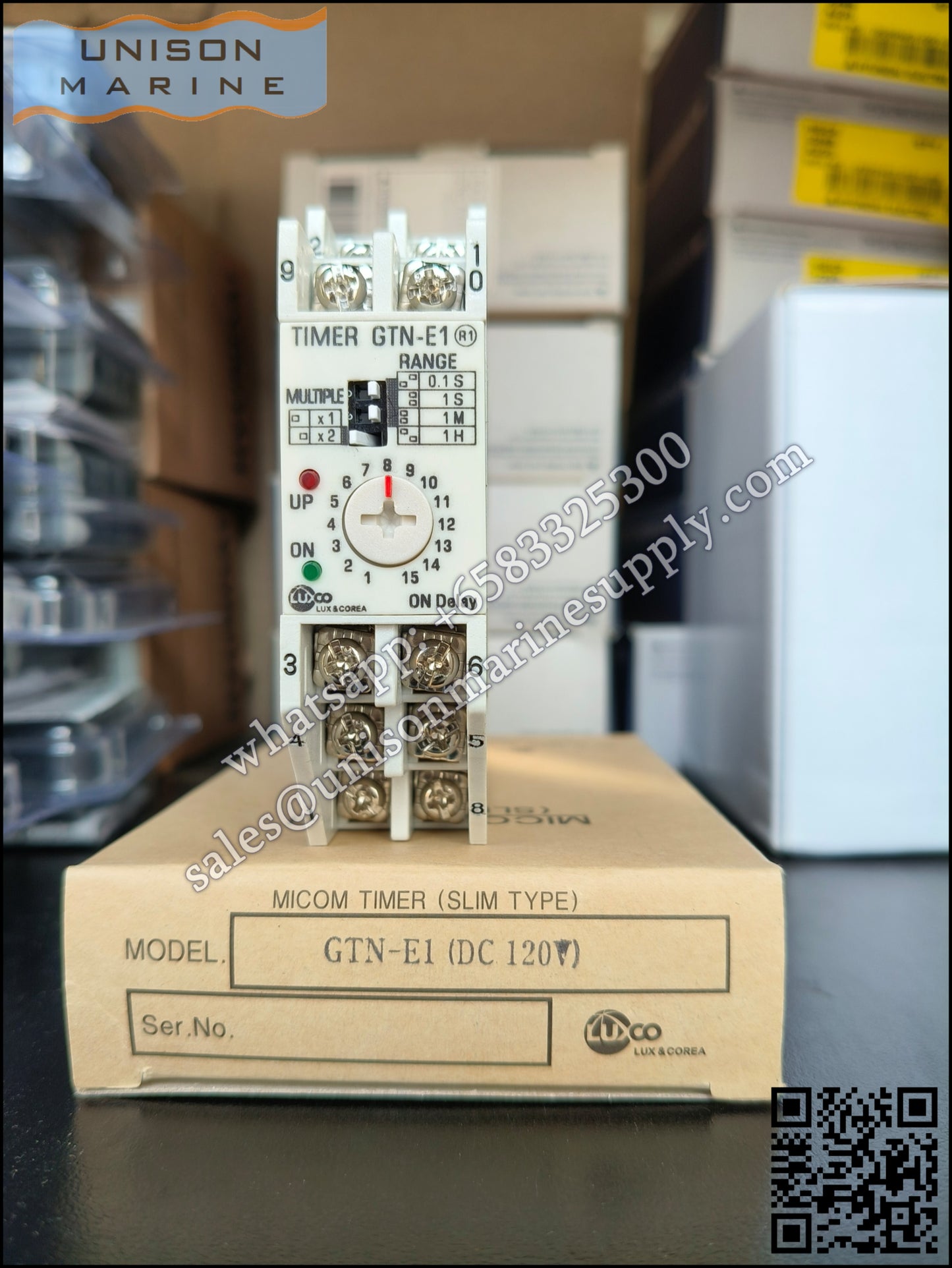Westronics （LUXCO）Marine Slim Timer : GTN-E1, 120VDC