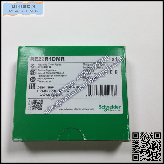 Schneider Harmony Timer Relays: RE22R1DMR, 0.05s..300h - 24..240VAC/DC