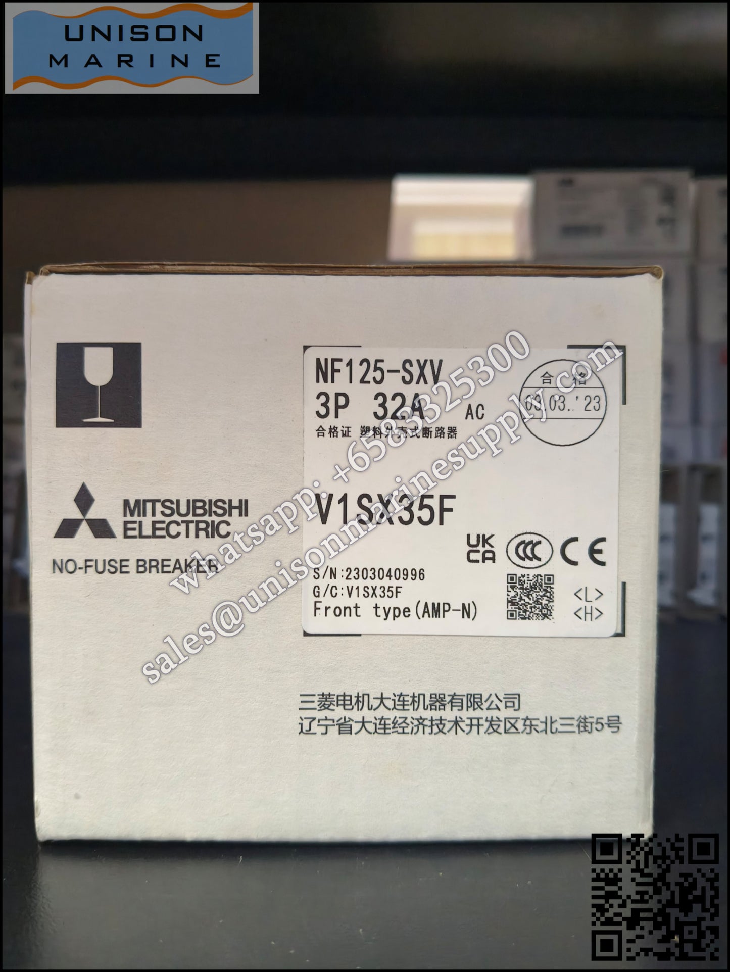 MITSUBISHI Low-voltage Circuit Breakers: NF125-SXV 3P 32A
